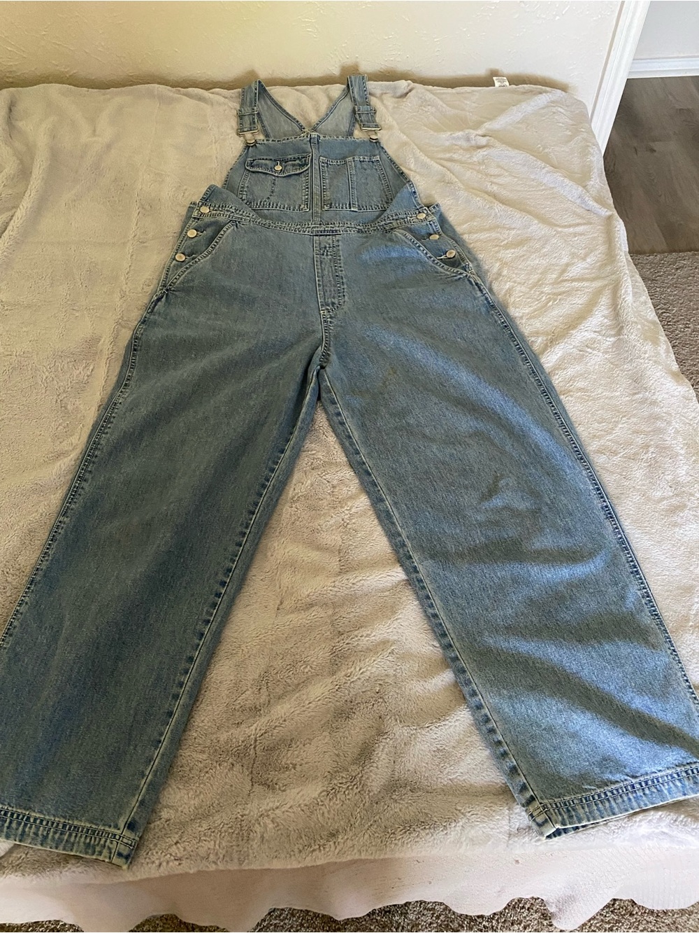 Vintage GAP Light Blue Denim Women's Overalls - Picture 2 of 12